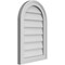 Ekena Millwork Round Top Surface Mount PVC Gable Vent w/ 2"W x 1-1/2"P Brickmould Frame, 16"W x 24"H GVPRT16X2402SN - alternate 3